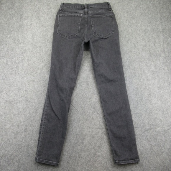 Madewell Women's Gray High-Rise Skinny Jeans Size 25 Stretch Denim - Picture 10 of 14